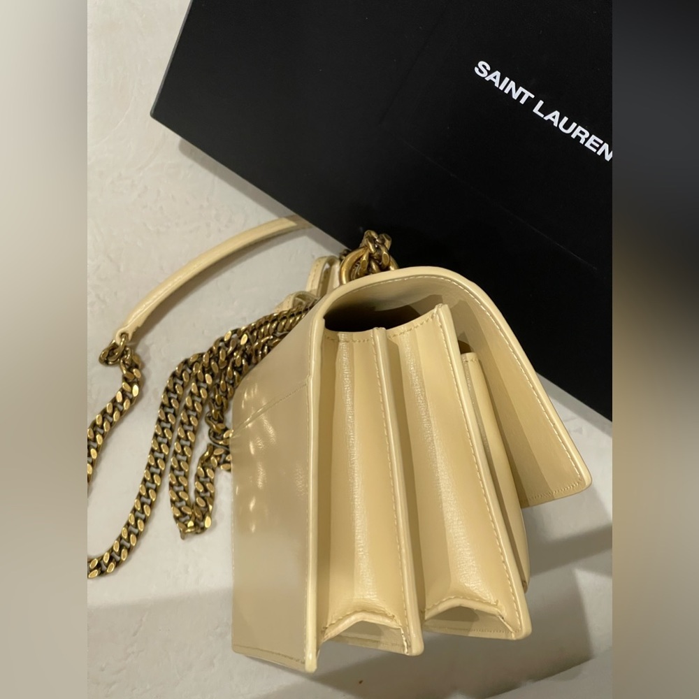 2022 Saint Laurent Sunset *Rare Color Jaune Pale - Picture 4 of 13